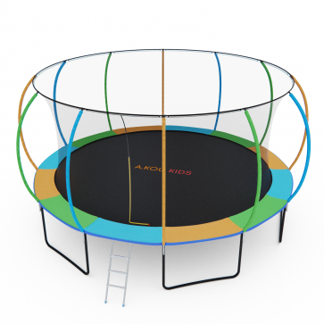 Батут с сеткой DFC A.KOU KIDS 16ft с лестницей - 1